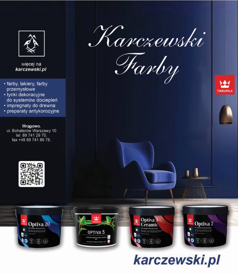 farby wewnętrzne MRĄGOWO